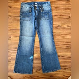 Venus USA Bootcut Jeans Size 14 Buckle Waist Stretch Denim